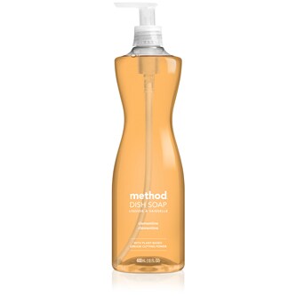 Method Dish Soap Natural Concentrated Dish Wash Liquid, Clementine