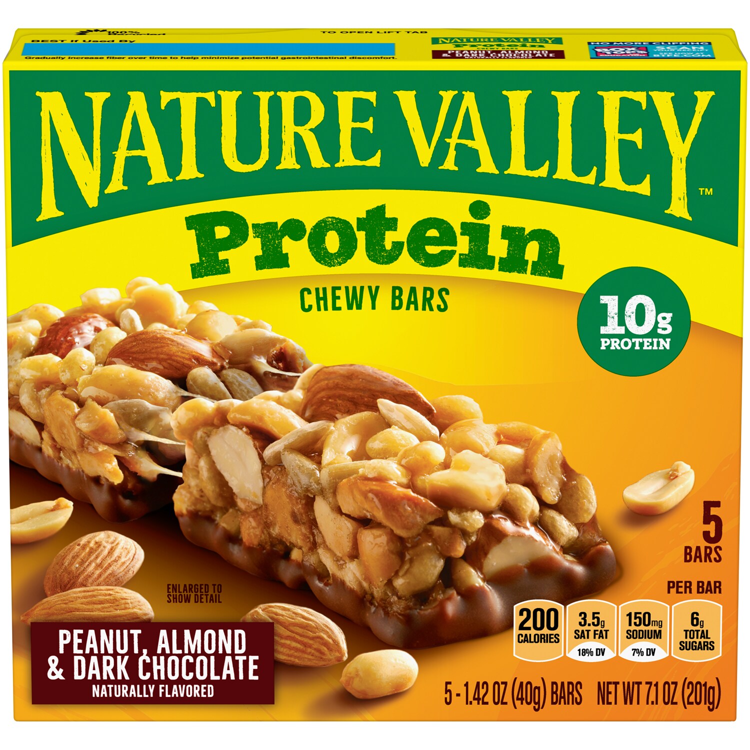 Nature Valley Protein Chewy Bars, Peanut, Almond and Dark Chocolate