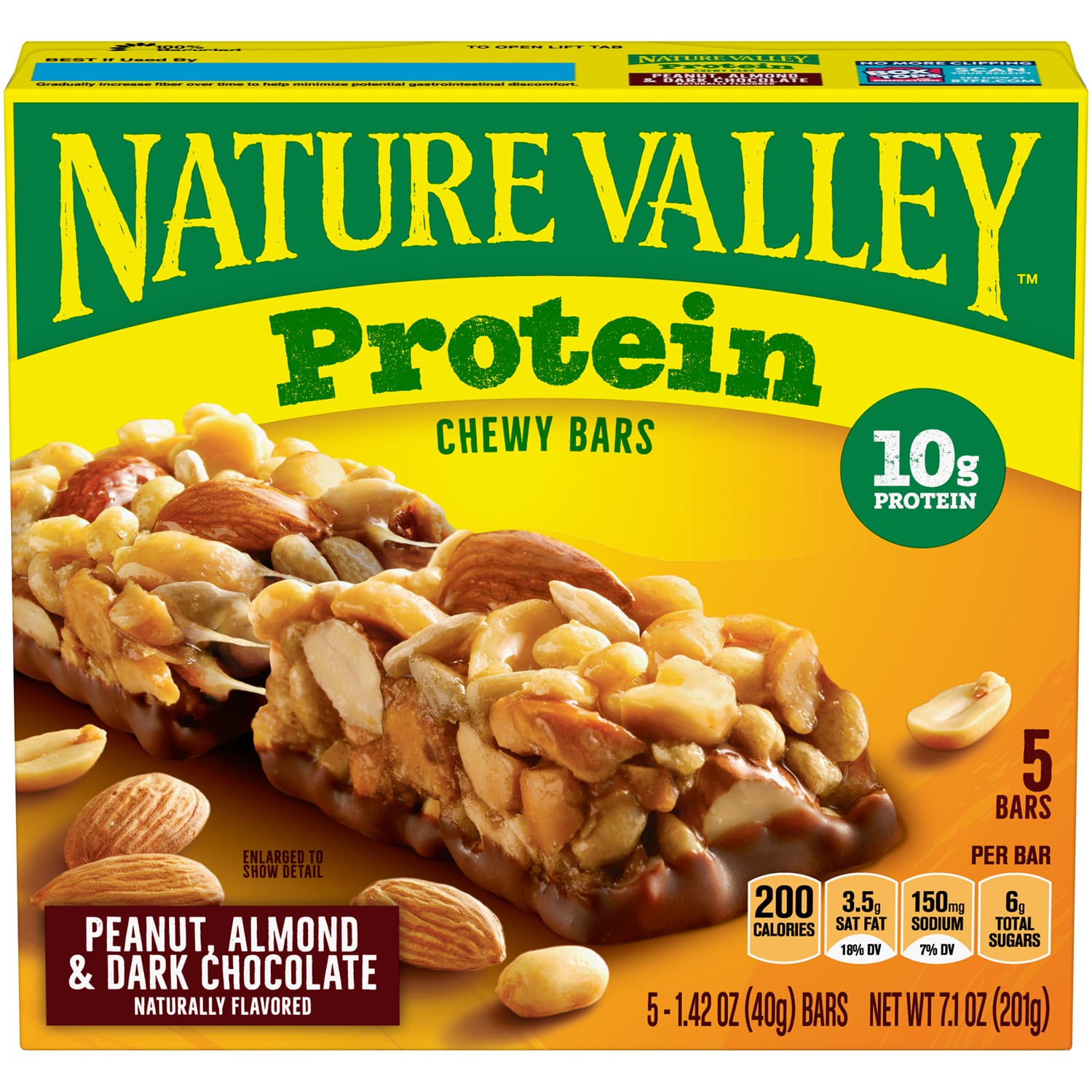 Nature Valley Protein Chewy Bars, Peanut, Almond and Dark Chocolate