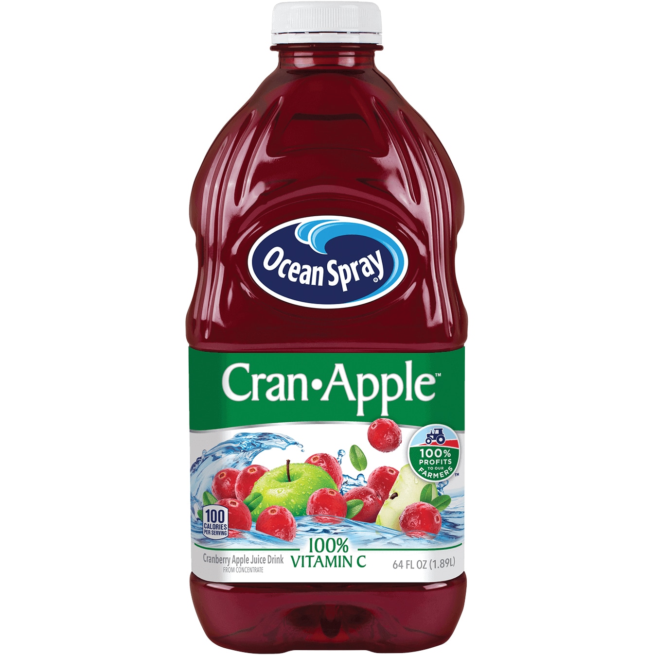 Ocean Spray Cran-Apple Juice, Plastic Bottle
