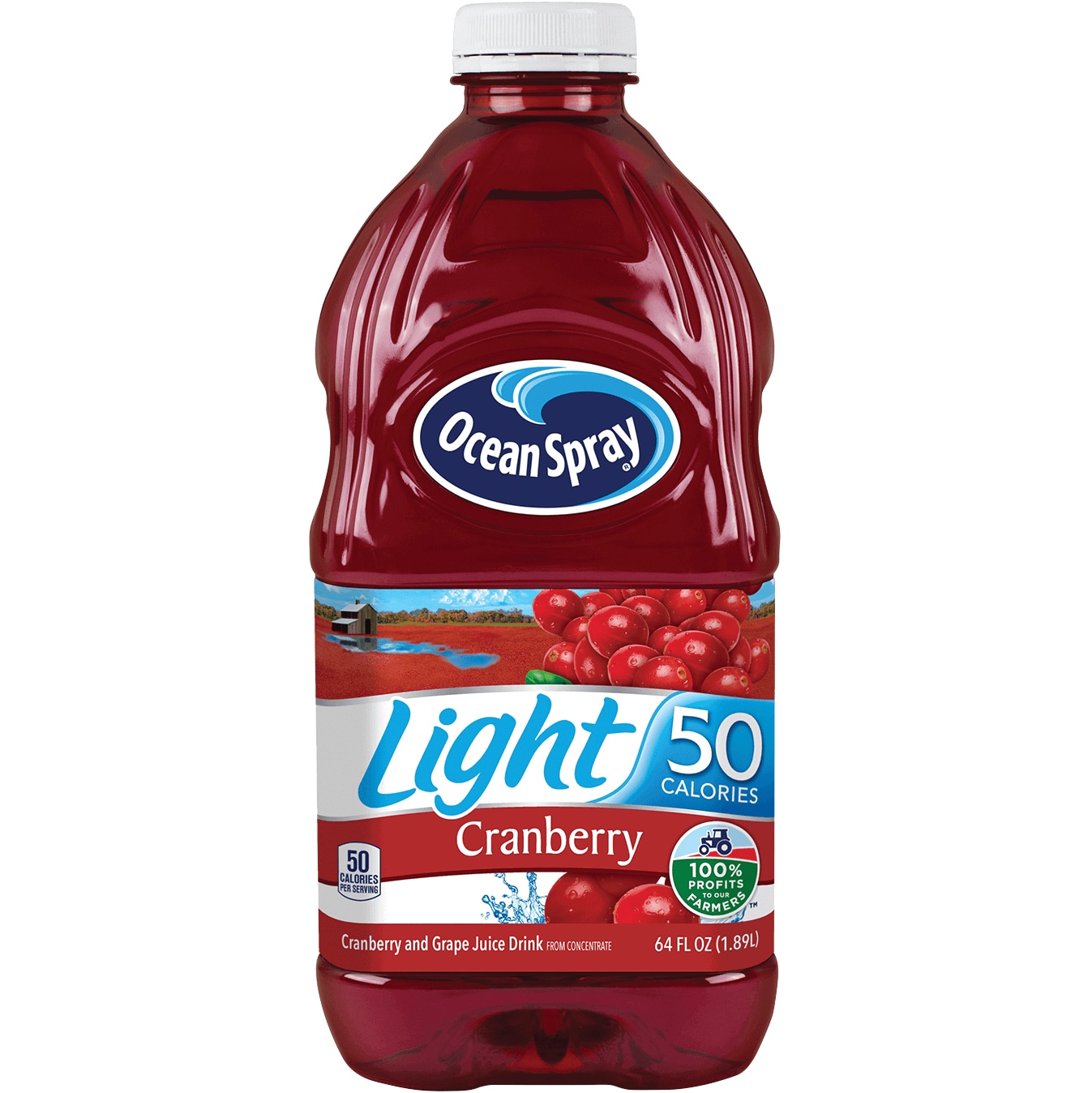 Ocean Spray Light Cranberry Juice Cocktail, Plastic Bottle