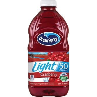 Ocean Spray Light Cranberry Juice Cocktail, Plastic Bottle