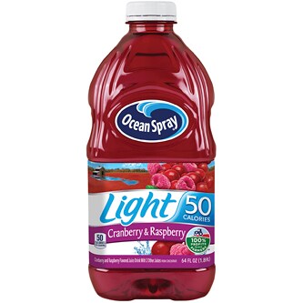 Ocean Spray Light Cran-Raspberry Juice Beverage, Plastic Bottle