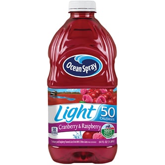 Ocean Spray Light Cran-Raspberry Juice Beverage, Plastic Bottle