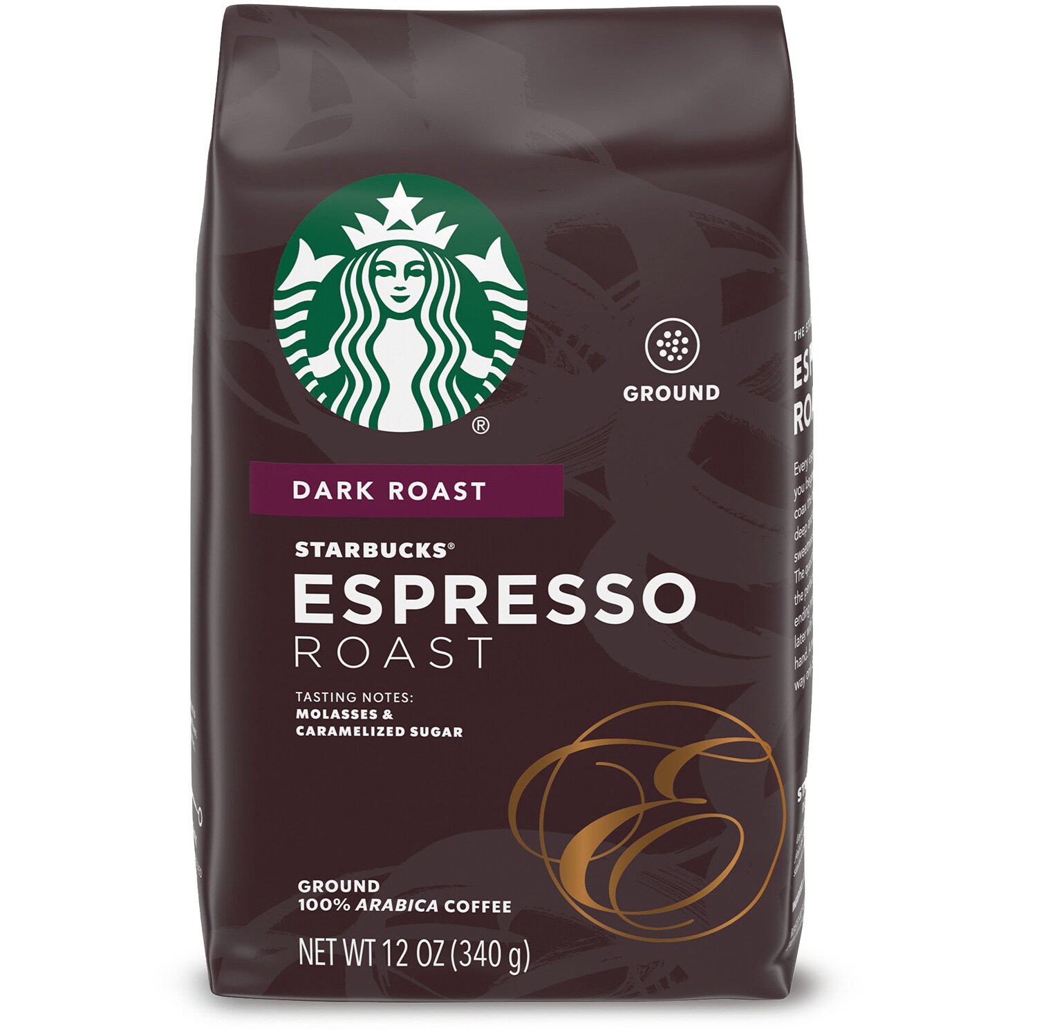 Starbucks Dark Espresso Roast Ground Coffee