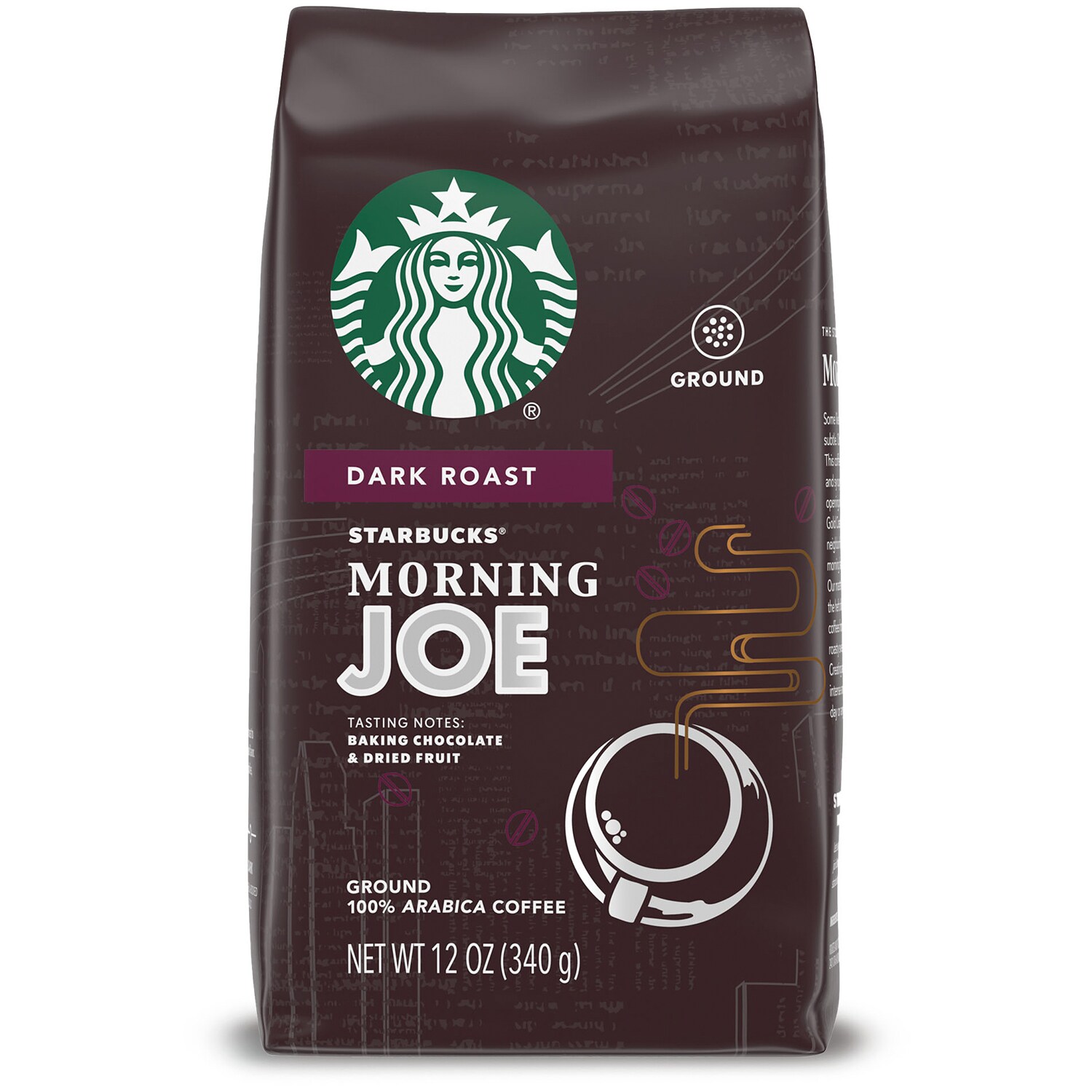 Starbucks Dark Morning Joe Ground Coffee 