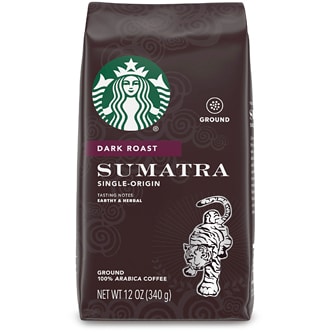 Starbucks Dark Sumatra Ground Coffee