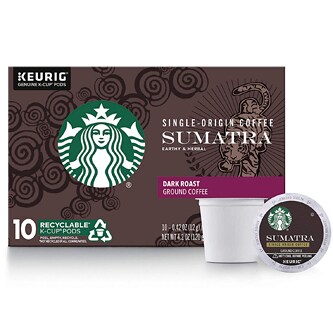 Starbucks Dark Sumatra, K-Cups