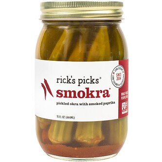 Rick's Picks Smokra Pickled Okra with Smoked Paprika