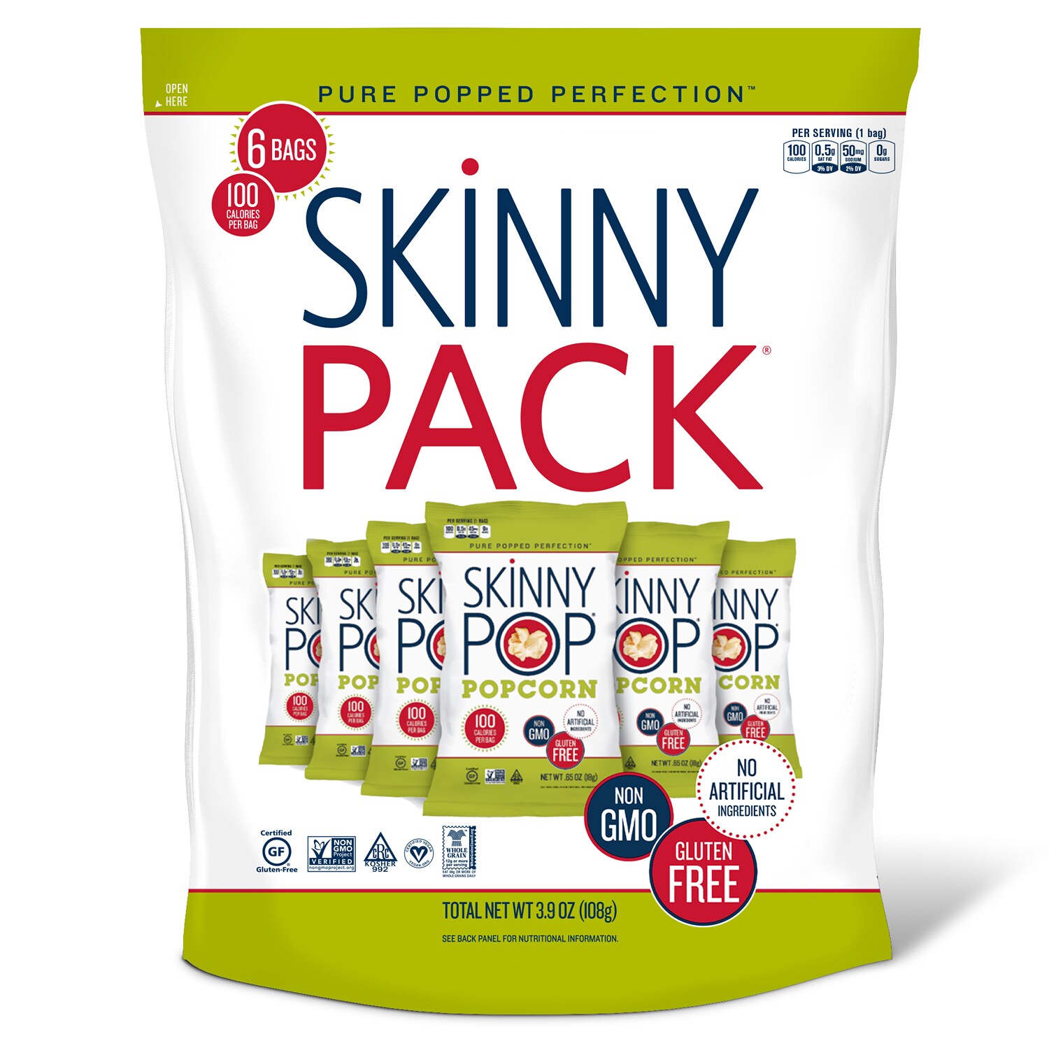 Order SkinnyPop Popcorn, Original 100Calorie Packs Fast Delivery