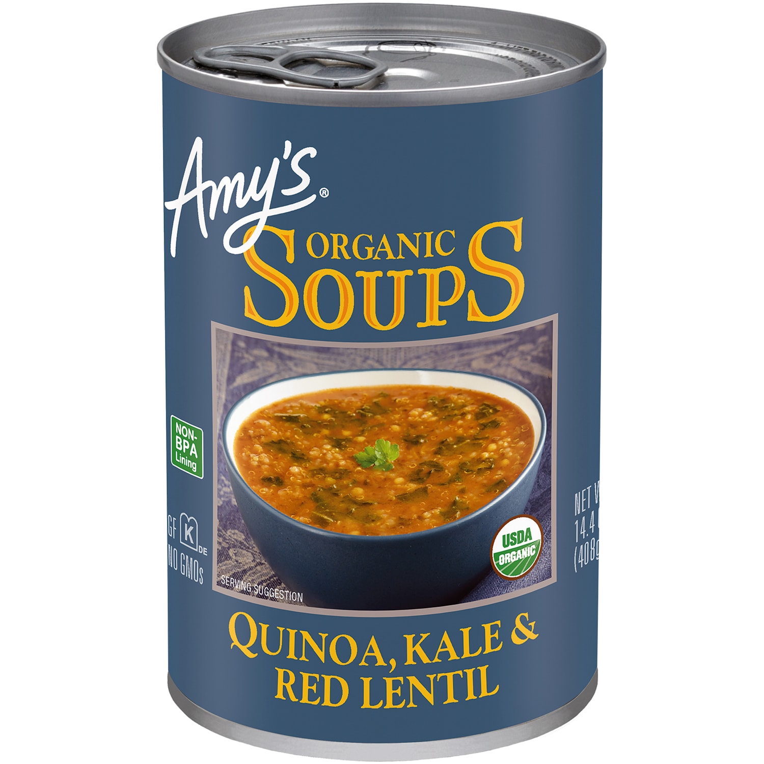 Amy's Organic Quinoa, Kale & Red Lentil Soup