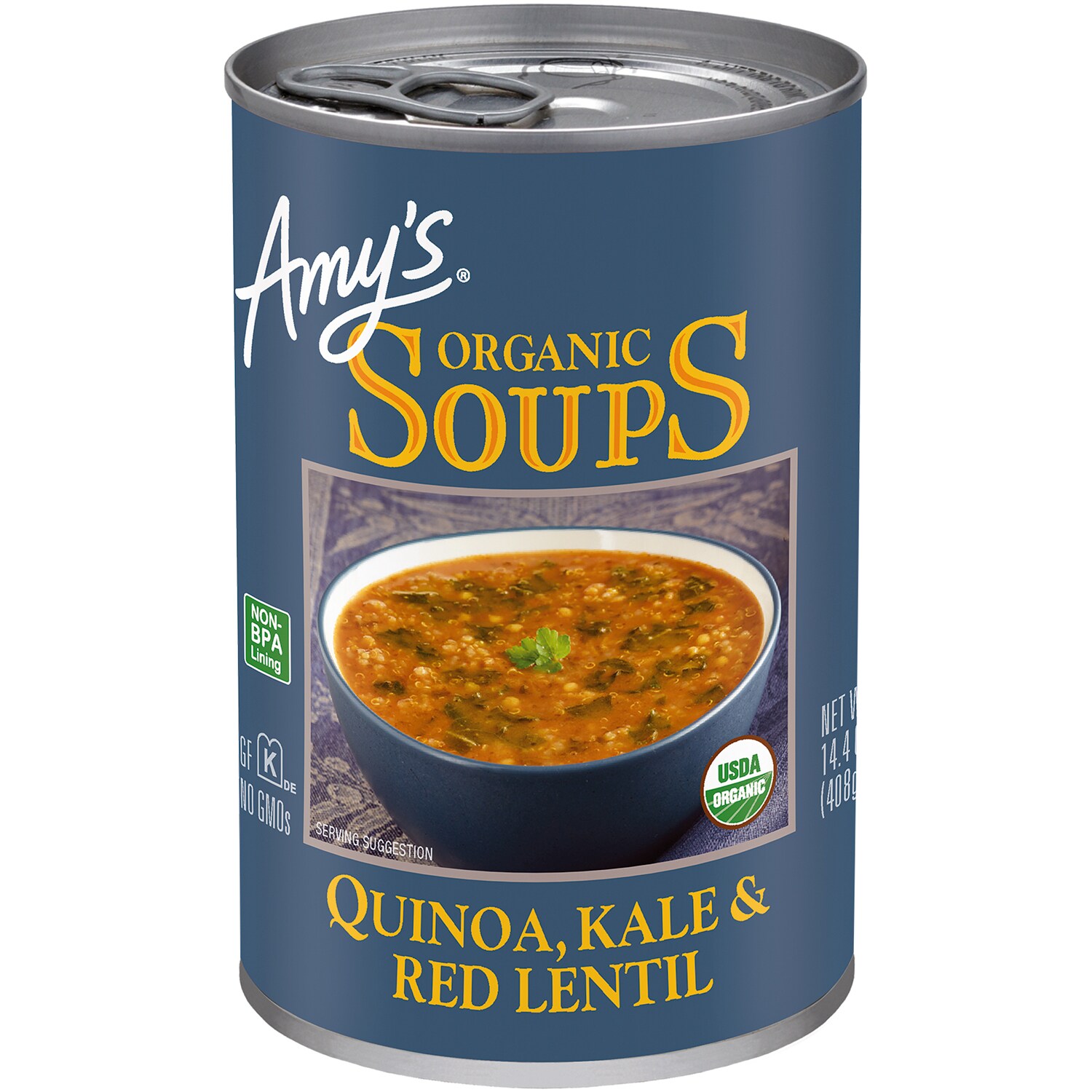 Amy's Organic Quinoa, Kale & Red Lentil Soup