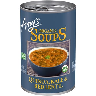 Amy's Organic Quinoa, Kale & Red Lentil Soup