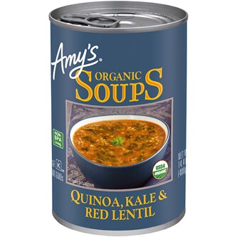 Amy's Organic Quinoa, Kale & Red Lentil Soup