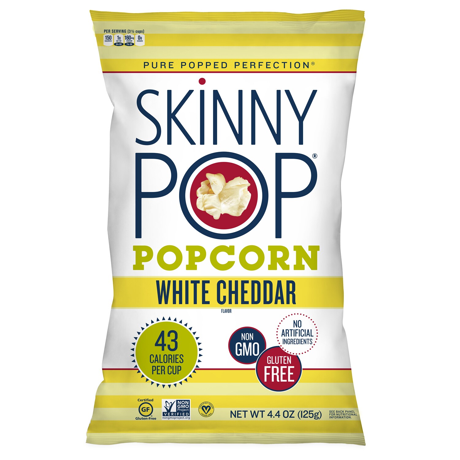 SkinnyPop Popcorn, White Cheddar