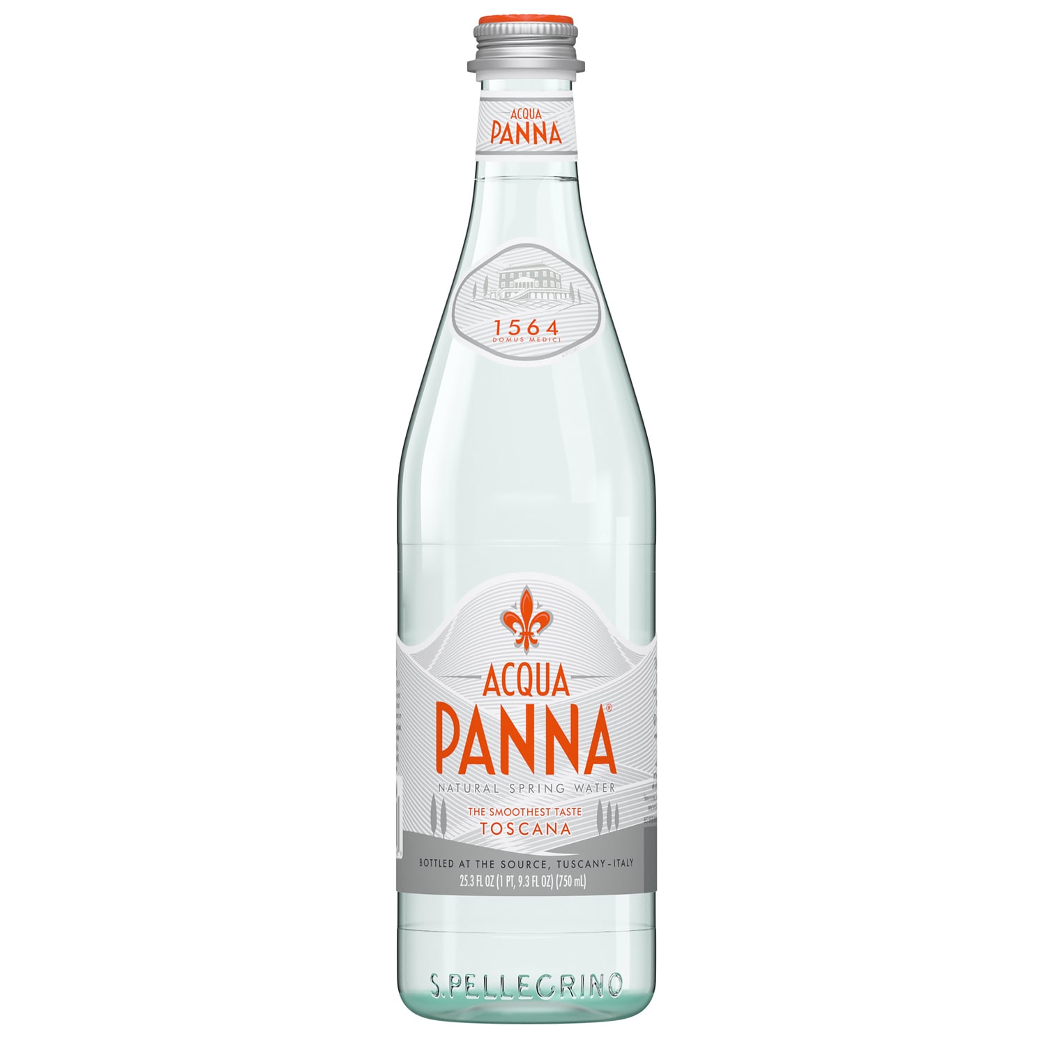 Acqua Panna Natural Spring Water, Glass Bottle