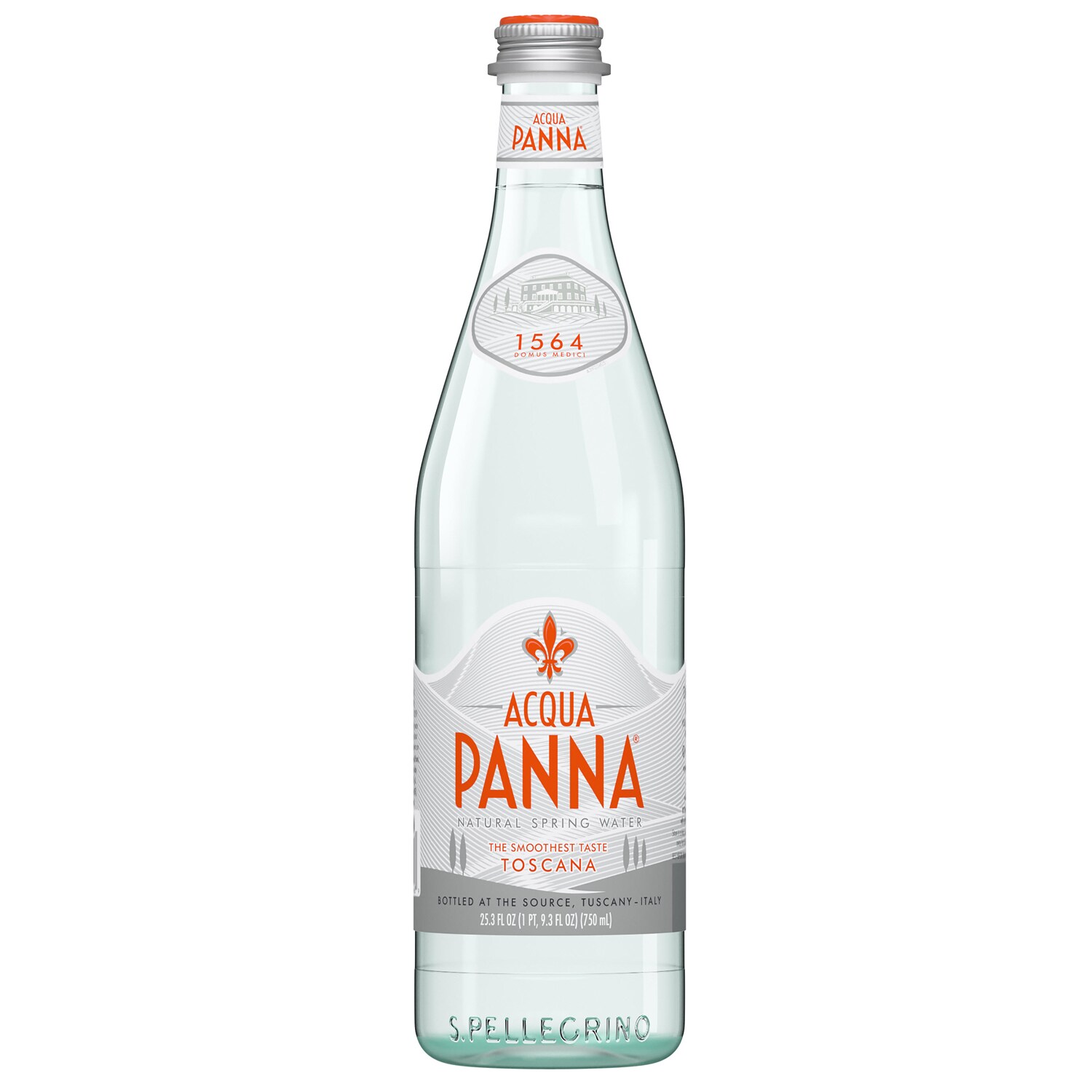 Acqua Panna Natural Spring Water, Glass Bottle
