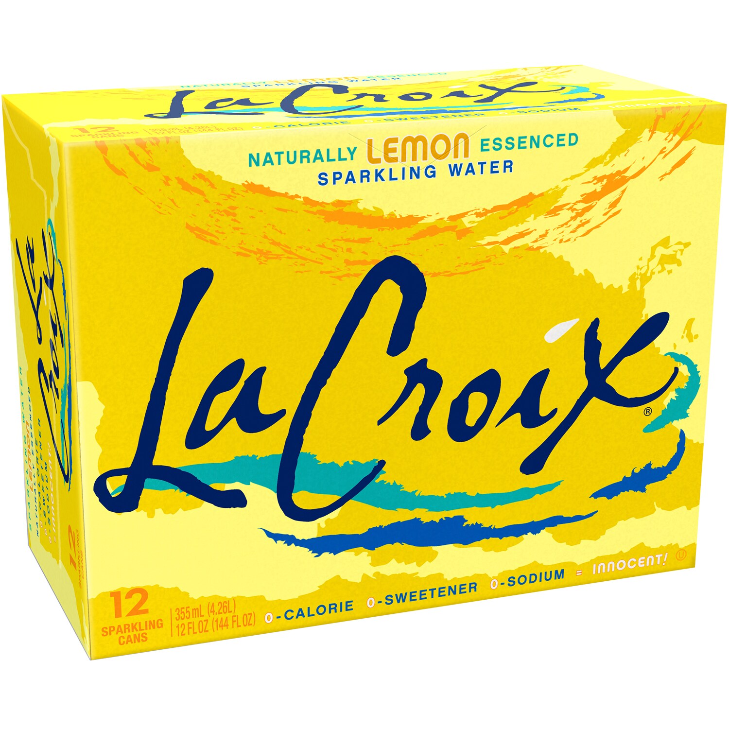 LaCroix Sparkling Water, Lemon, Cans