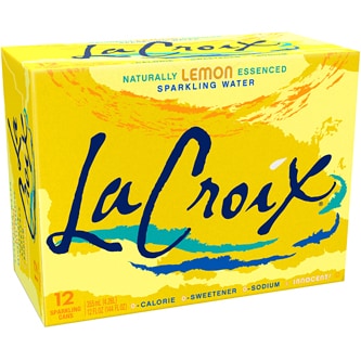 LaCroix Sparkling Water, Lemon, Cans