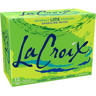 LaCroix Sparkling Water, Lime, Cans