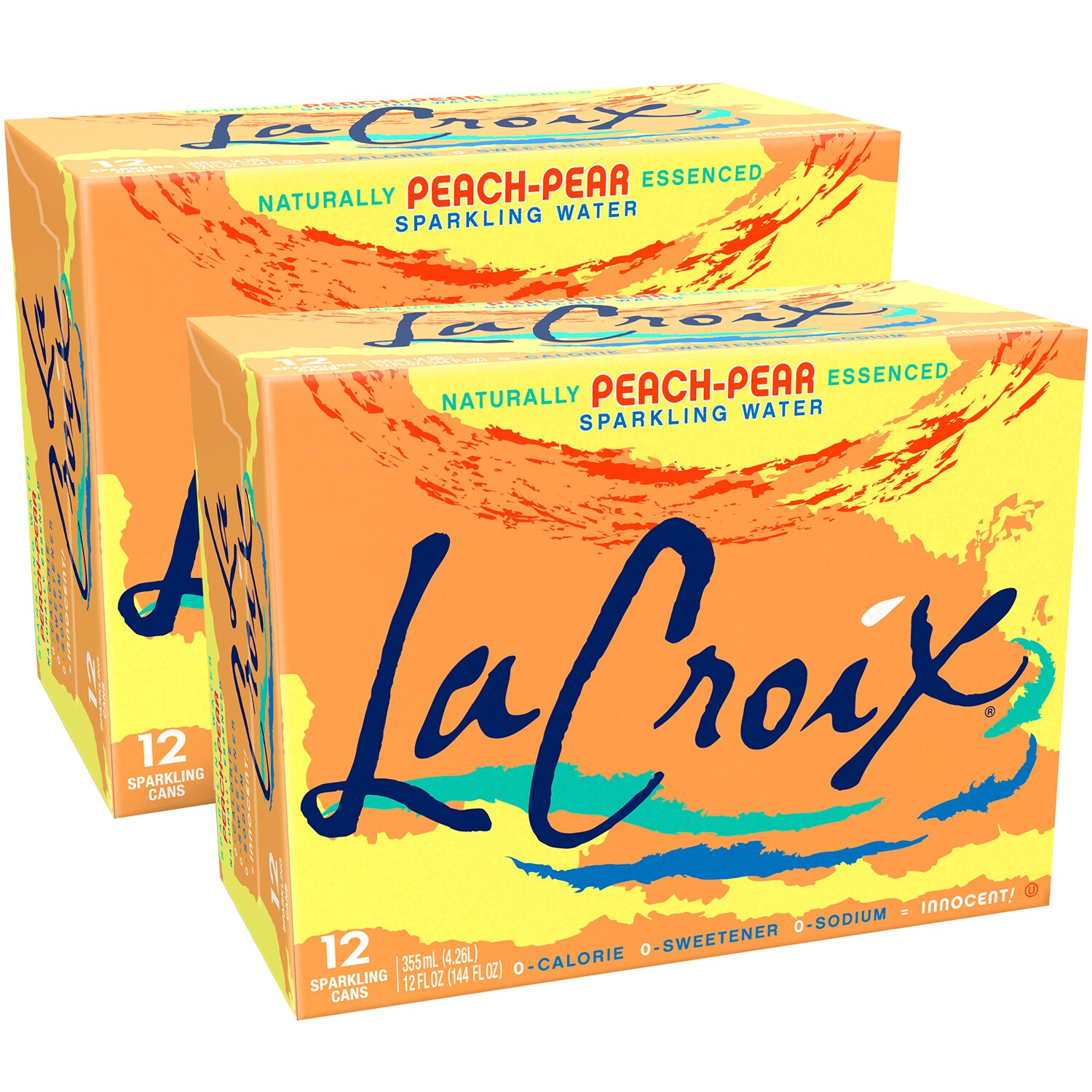 LaCroix Sparkling Water, Peach-Pear, Cans