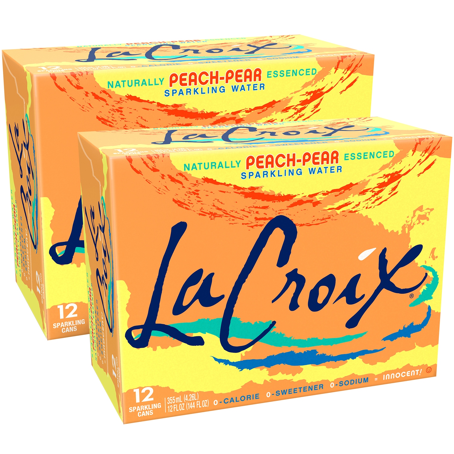 LaCroix Sparkling Water, Peach-Pear, Cans