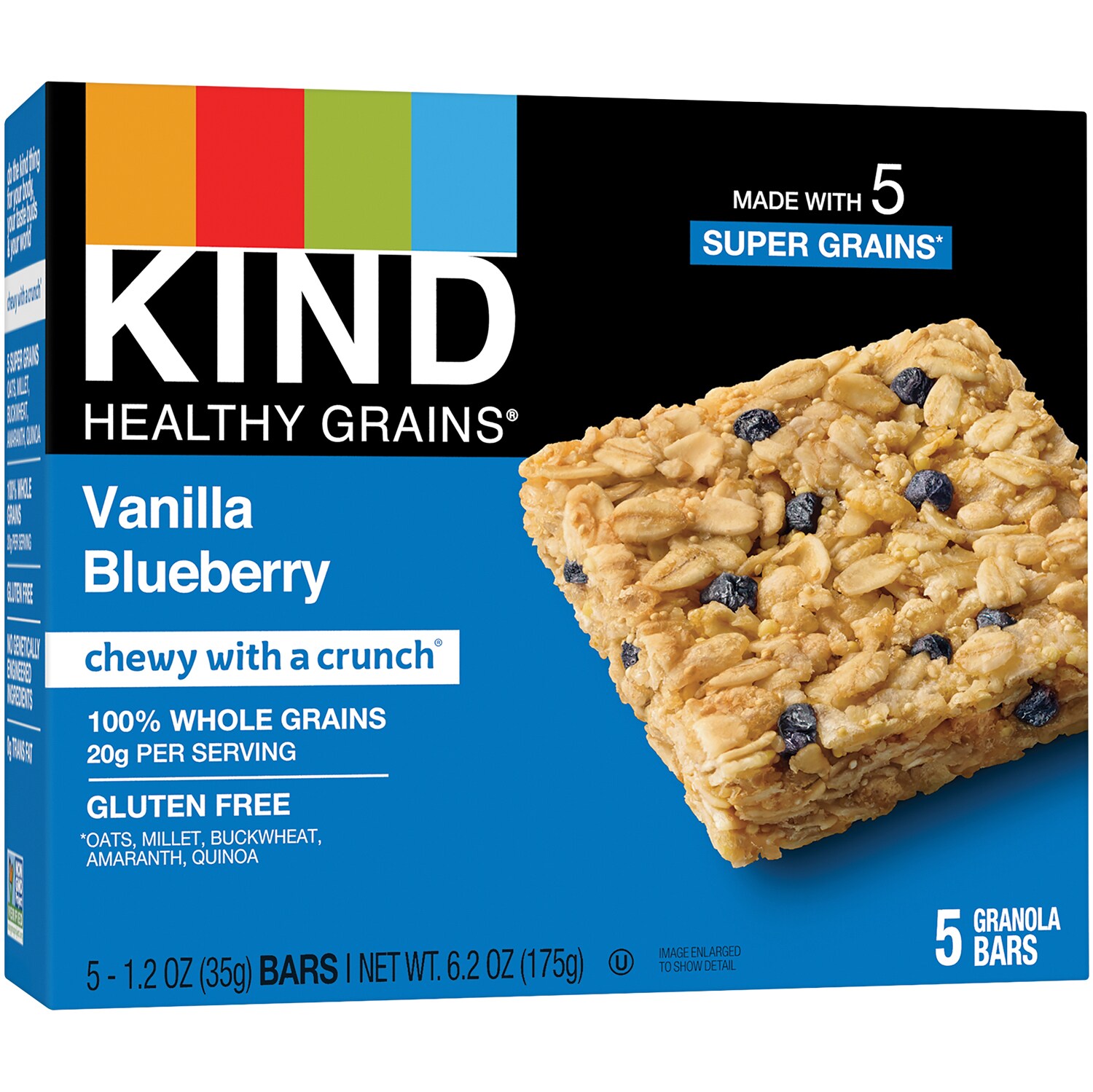 KIND Healthy Grains Granola Bars, Vanilla Blueberry