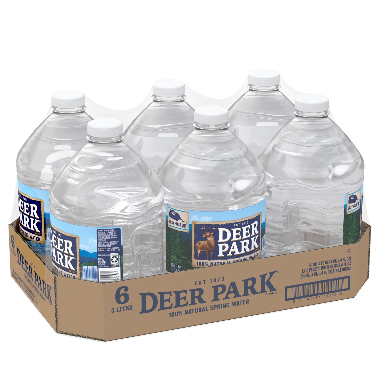 Deer Park 100% Natural Spring Water, Plastic Bottles