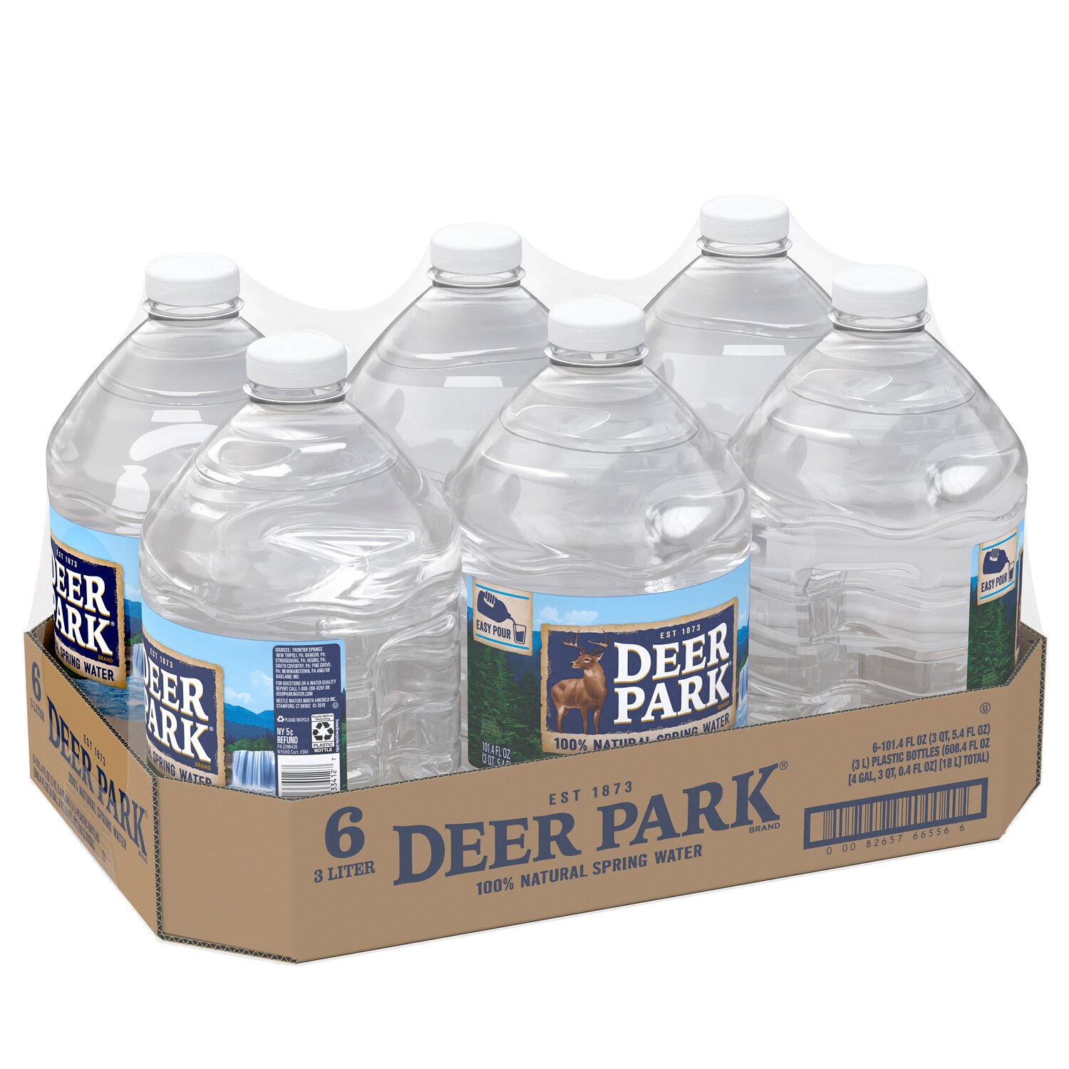 Deer Park 100% Natural Spring Water, Plastic Bottles