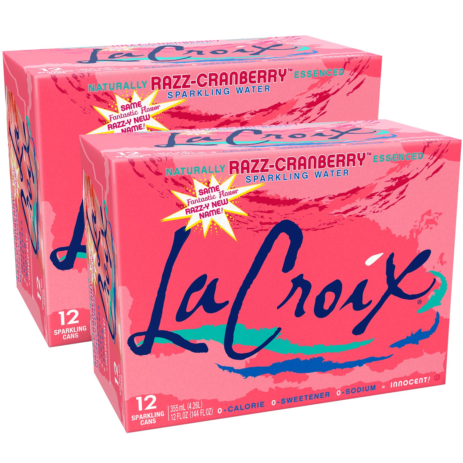 LaCroix Sparkling Water, Razz-Cranberry, Cans