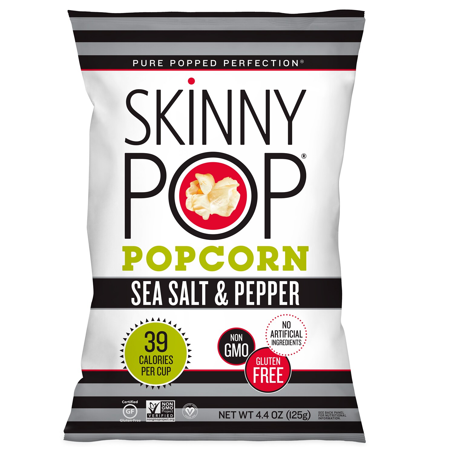 SkinnyPop Popcorn, Sea Salt and Pepper