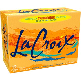 LaCroix Sparkling Water, Tangerine, Cans