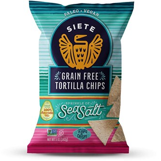 Siete Grain Free Tortilla Chips, Sea Salt