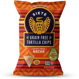 Siete Grain Free Tortilla Chips, Nacho