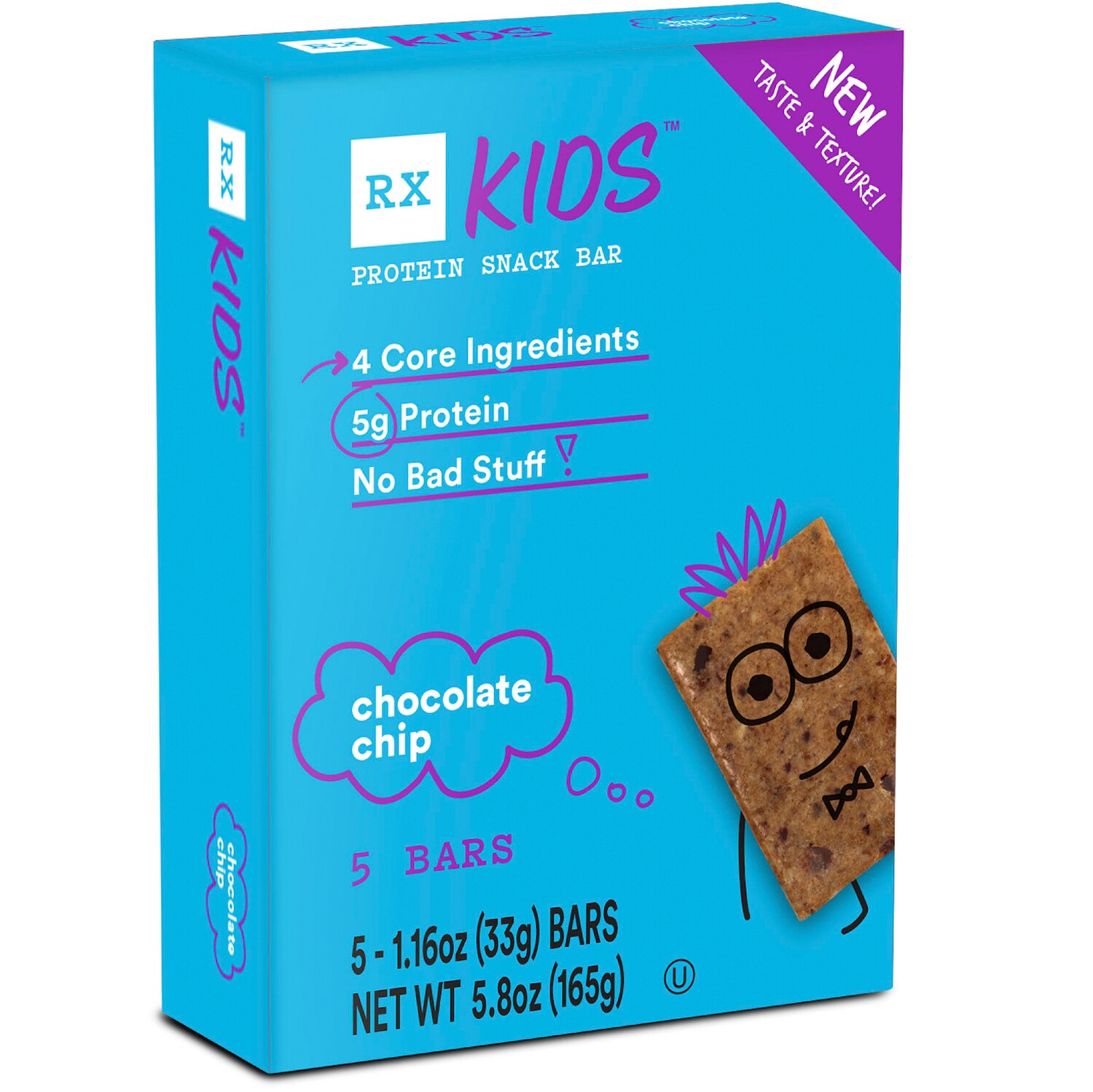 RXBAR Kids Protein Snack Bars, Chocolate Chip