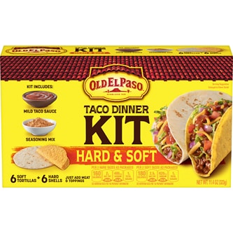 Old El Paso Hard & Soft Taco Dinner Kit