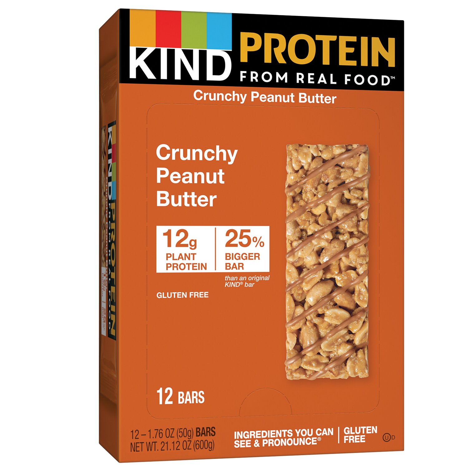 KIND Protein Bars, Crunchy Peanut Butter
