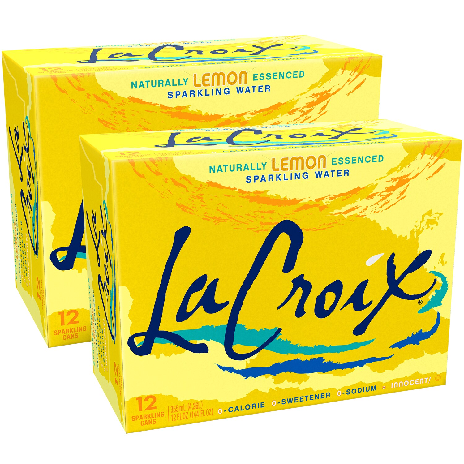 LaCroix Sparkling Water, Lemon, Cans