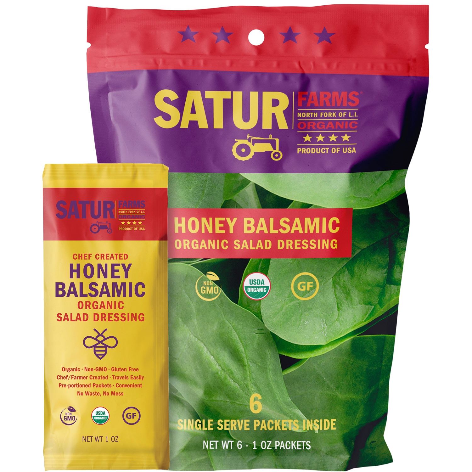 Satur Farms Organic Honey Balsamic Salad Dressing