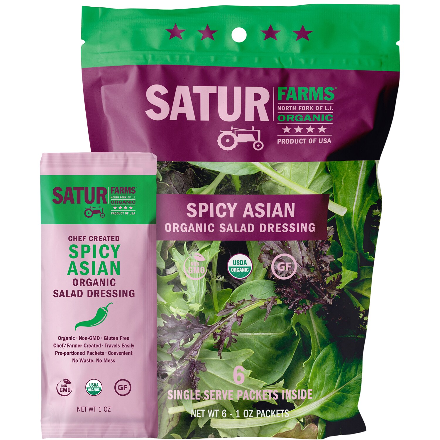 Satur Farms Organic Spicy Asian Salad Dressing
