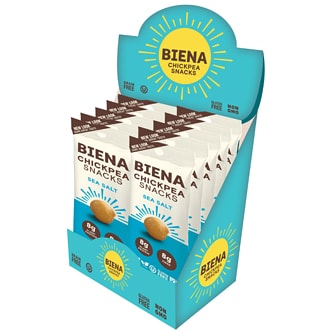 Biena Chickpea Snacks, Sea Salt