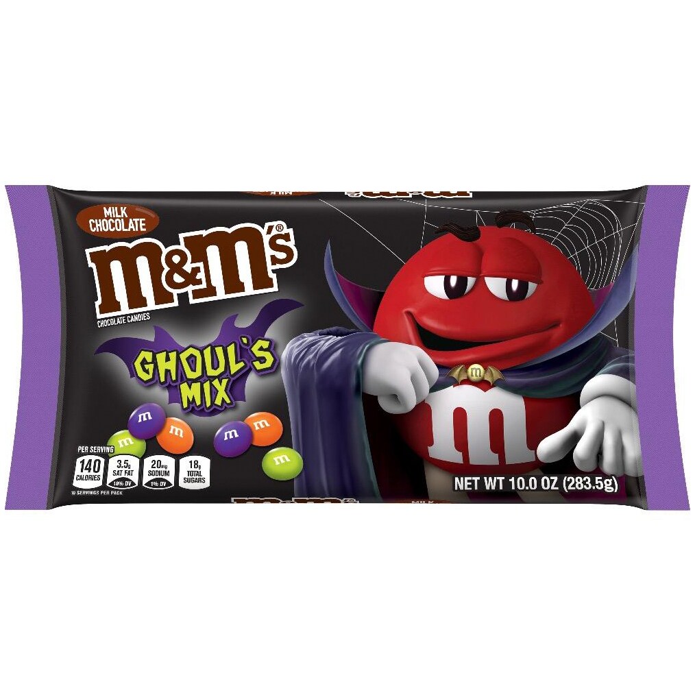 M&M's Chocolate Candies, Ghoul's Mix, Milk Chocolate
