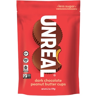 Unreal Peanut Butter Cups, Dark Chocolate