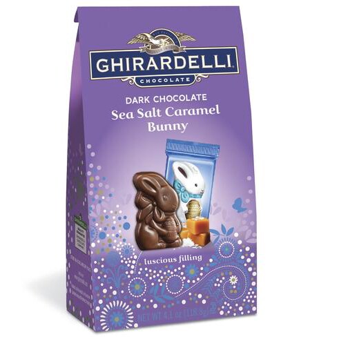 Ghirardelli Dark Chocolate Sea Salt Caramel Bunnies