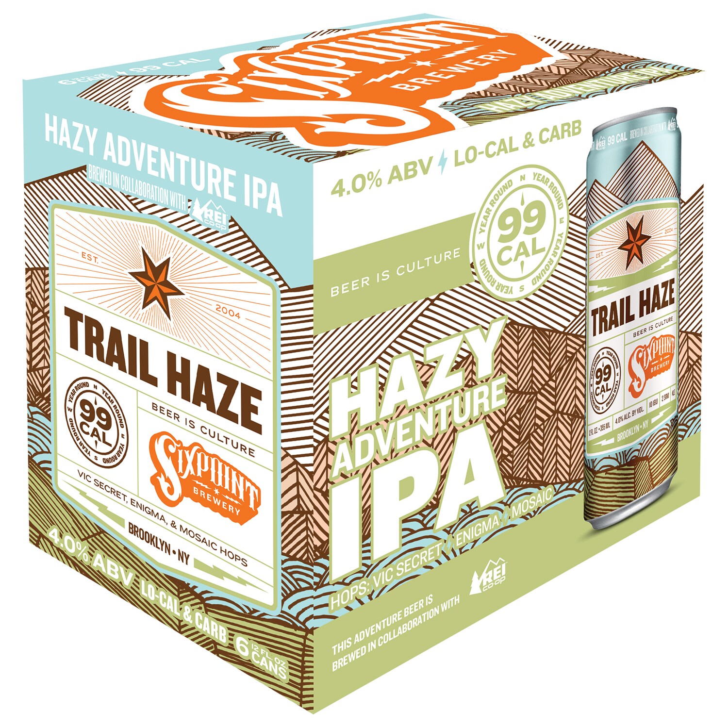 Sixpoint Brewery Trail Haze Hazy Adventure IPA, Cans