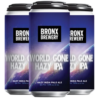 Bronx Brewery World Gone Hazy IPA, Cans