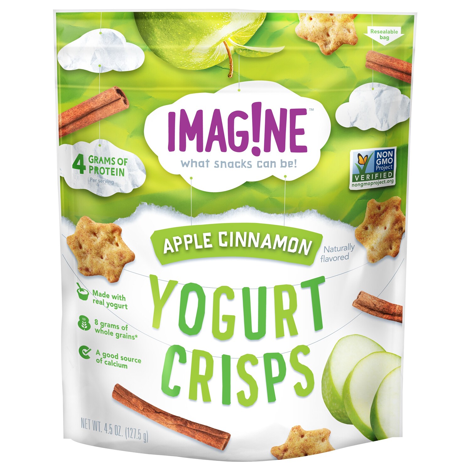 Imag!ne Yogurt Crisps, Apple Cinnamon