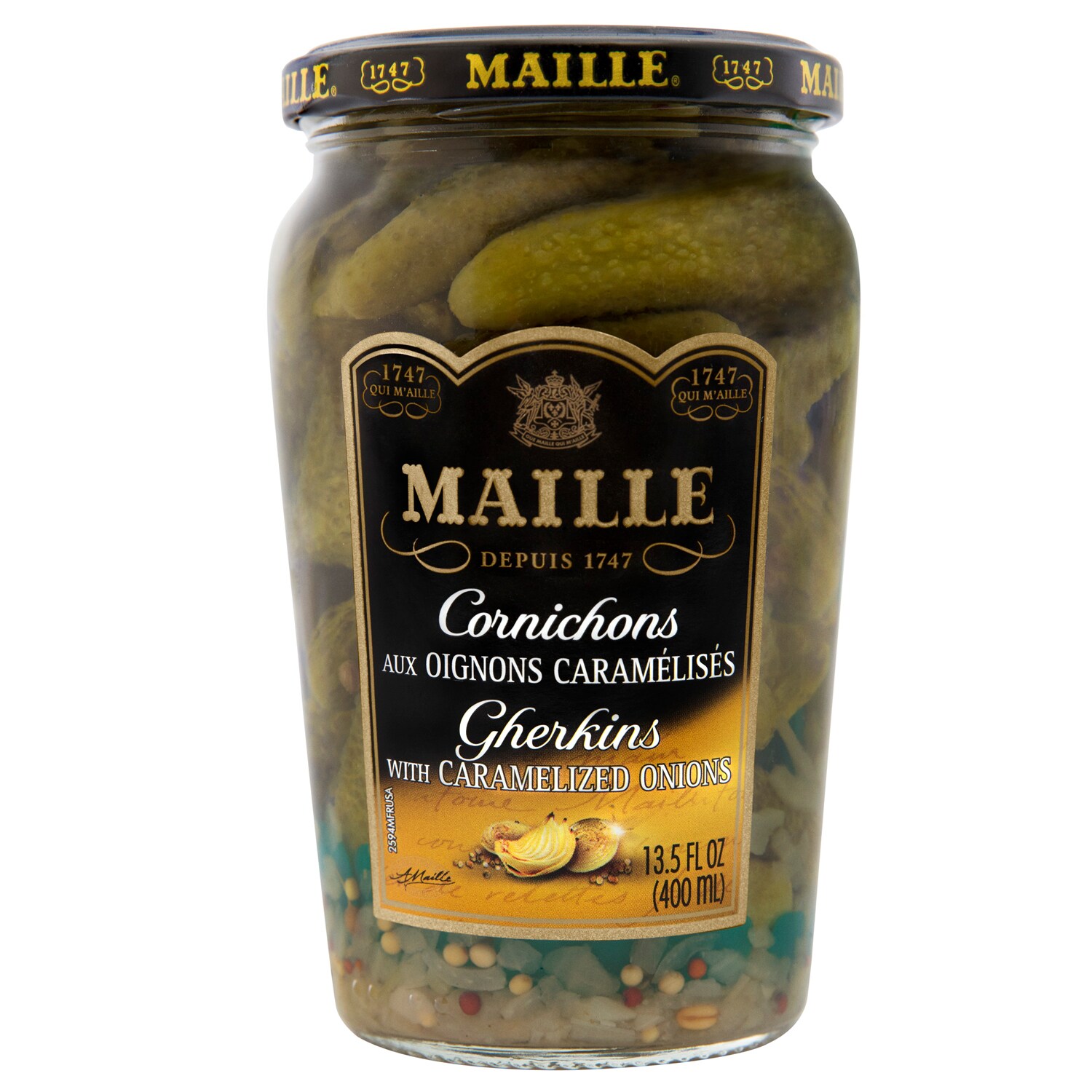 Maille Cornichons with Caramelized Onions