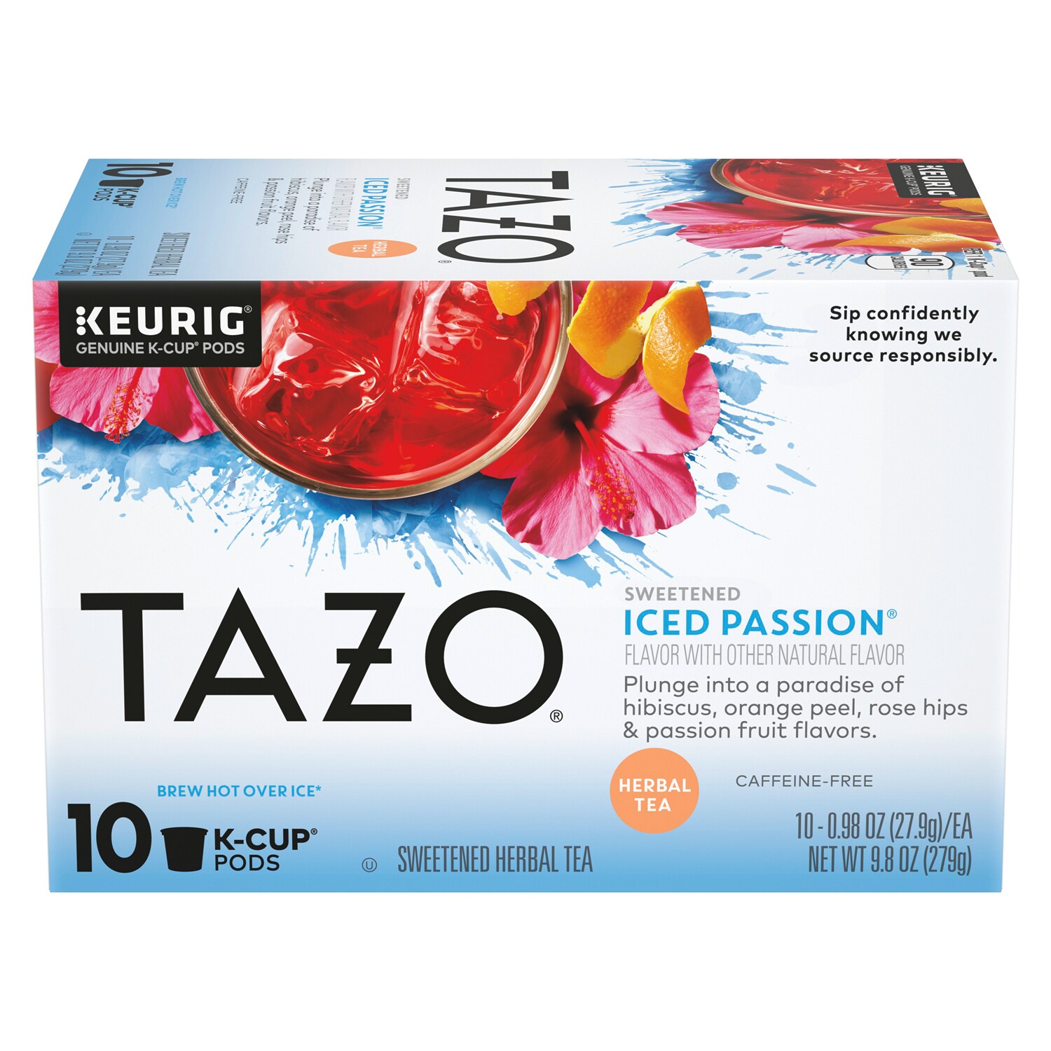 Tazo Iced Passion Tea, K-Cups