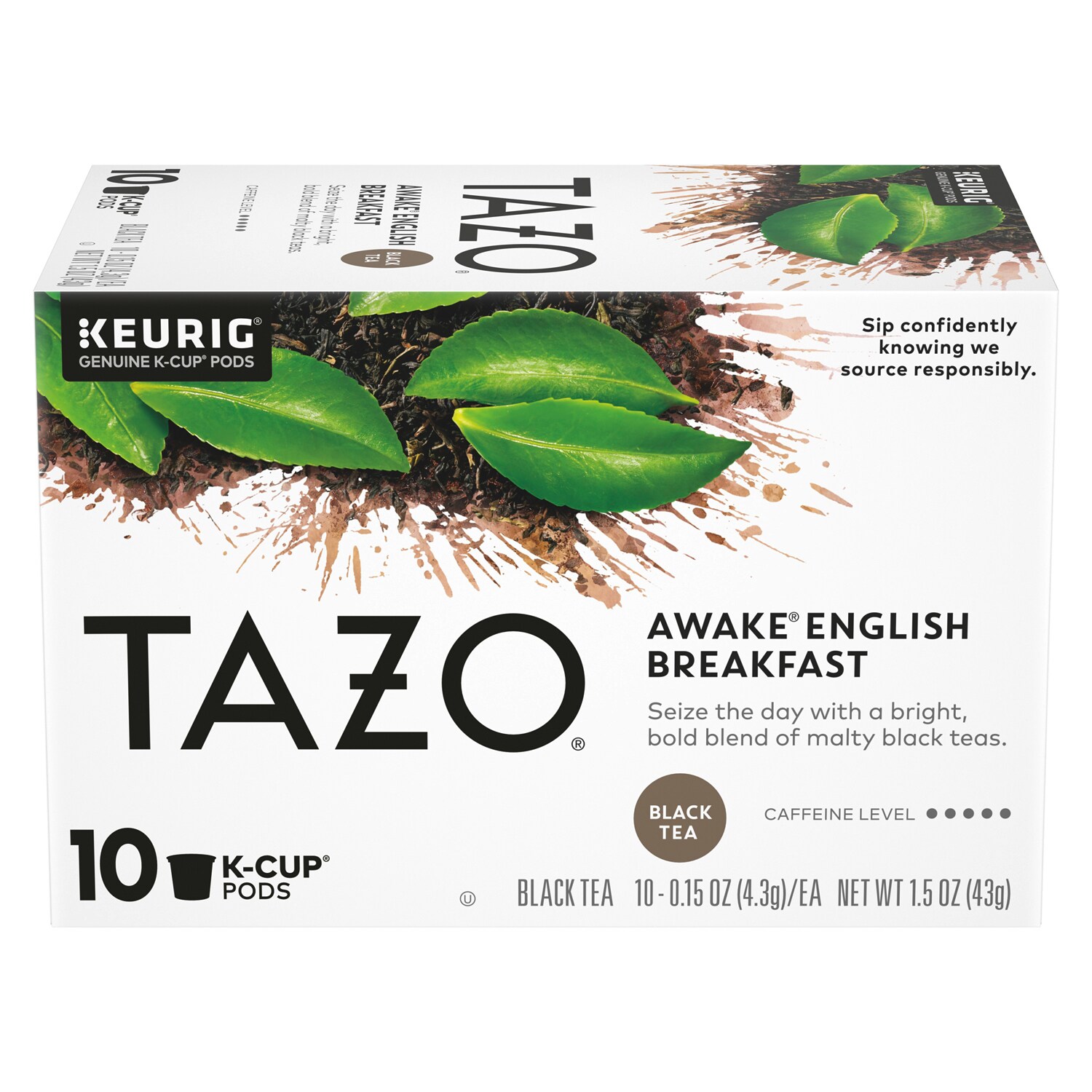 Tazo Awake English Breakfast Tea, K-Cups